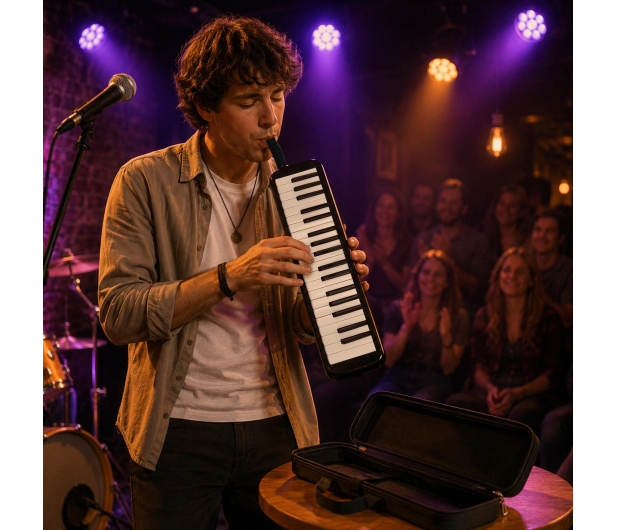 MusicMate Harmonijka klawiszowa MM-ML37-B Melodica 37 - 1588166 - zdjęcie 14